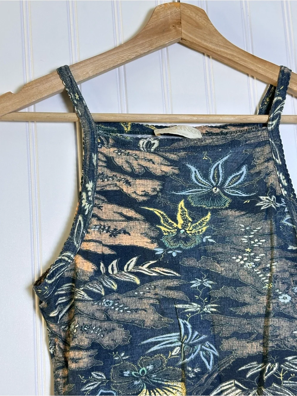 Ulla Johnson Floral Lace-Trim Sidney Cami in Waime Paradise Lost  botanical - Picture 6 of 13